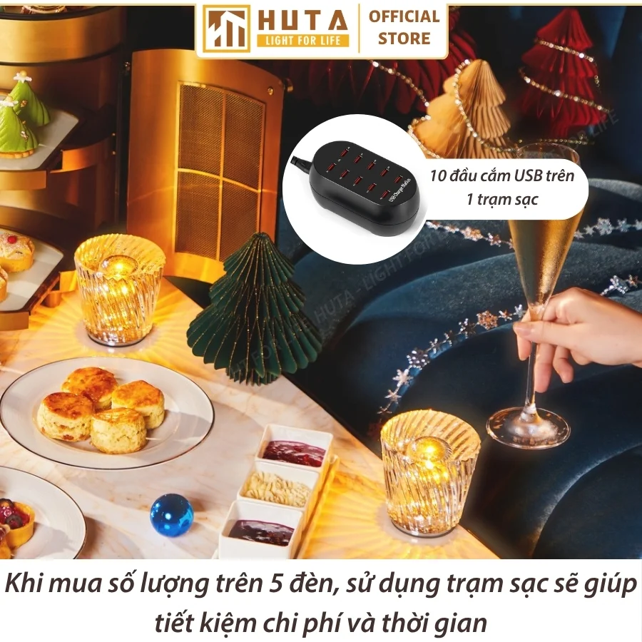 Đèn Bàn Trang Trí Quán Bar, Nhà Hàng HUTA Light For Life Mã PLCOC