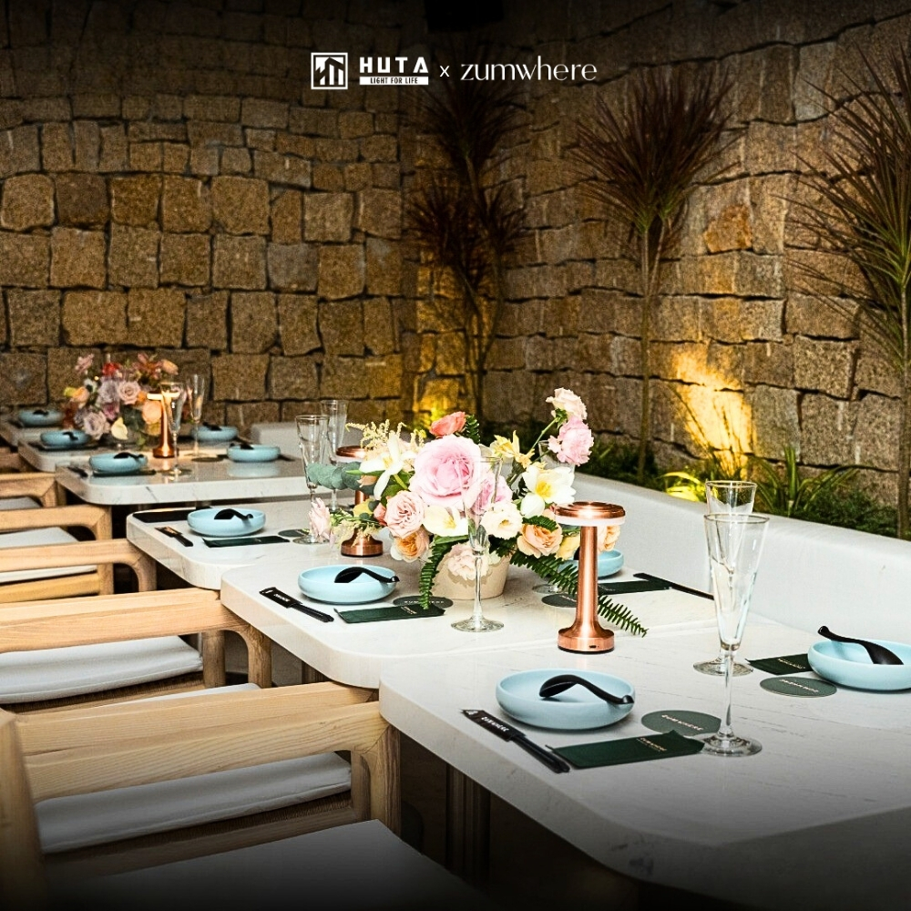 HUTA x Zumwhere - Giải pháp đèn bàn Horeca cho không gian Izakaya hiện đại