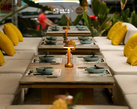 HUTA x Zumwhere – Giải pháp đèn bàn Horeca cho không gian Izakaya hiện đại