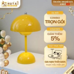 Đèn Bàn Decor Tích Điện HUTA Light For Life Mã BEDNAM
