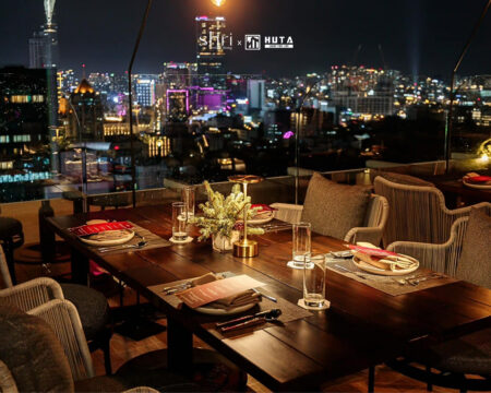 HUTA x Shri Lifestyle Dining – Giải pháp đèn bàn Horeca cho cho rooftop đẳng cấp bậc nhất TP.HCM