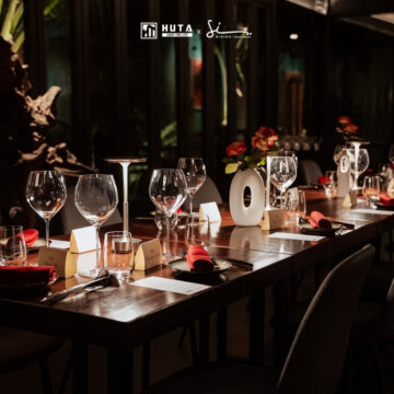 Đèn bàn Horeca điểm nhấn tinh tế tại Si Dining
