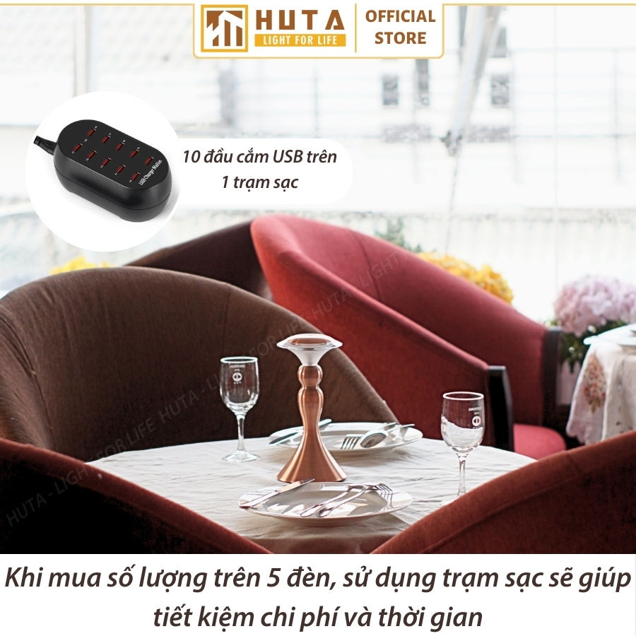 Đèn Bàn Quán Bar HUTA Light For Life Mã RESCUP