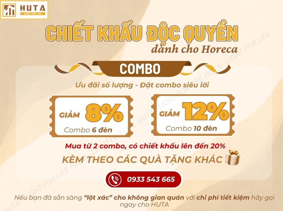 Đèn Bàn Quán Bar HUTA Light For Life Mã RESCUP