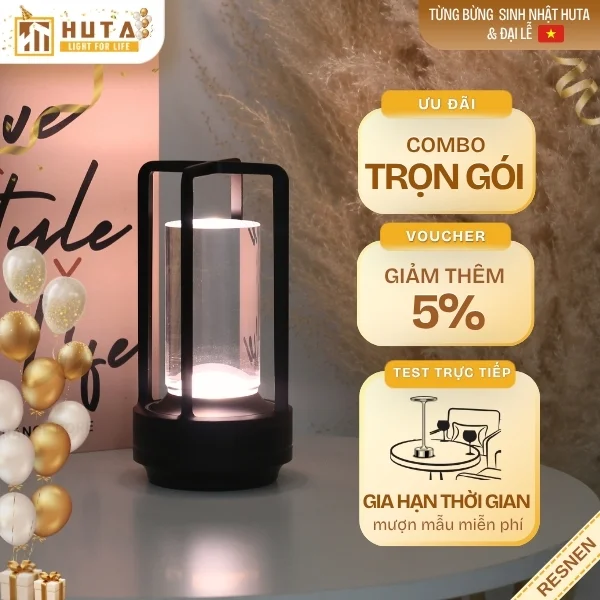 Đèn Bàn Quán Bar HUTA Light For Life Mã RESNEN