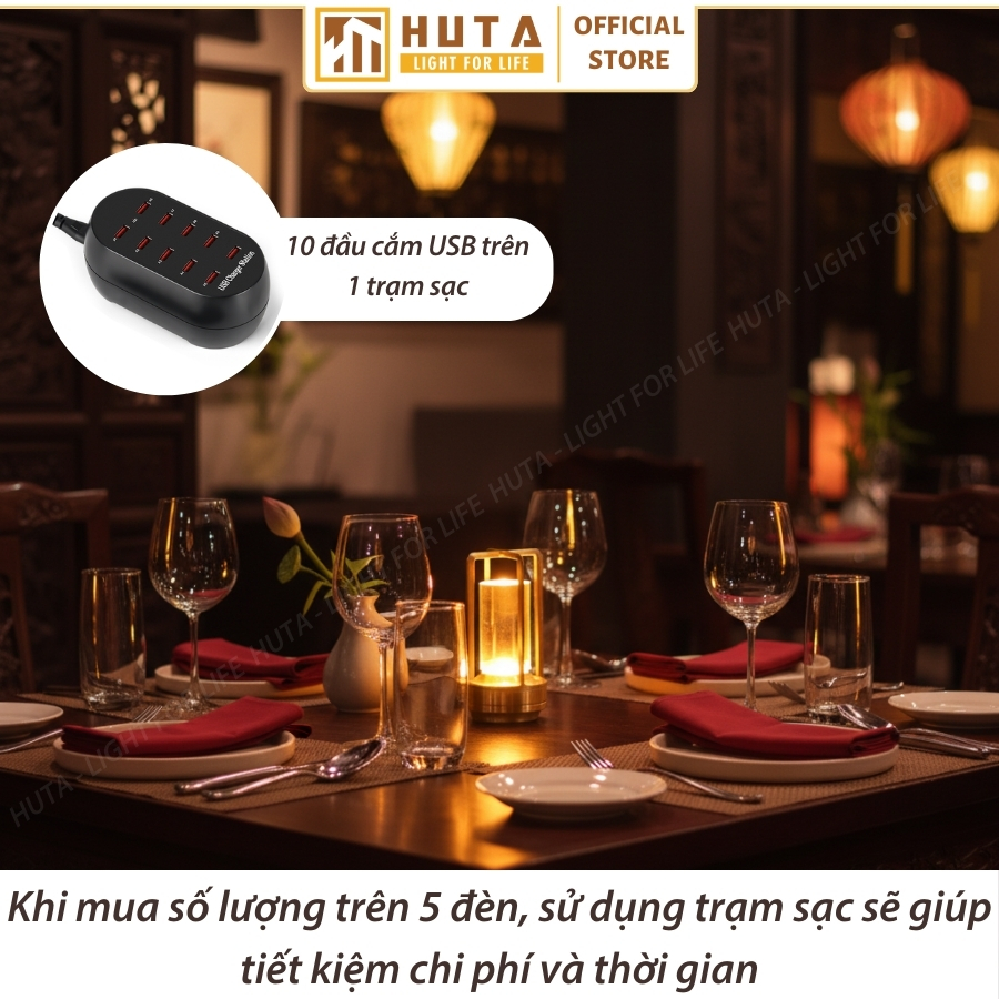 Đèn Bàn Quán Bar HUTA Light For Life Mã RESNONCUT