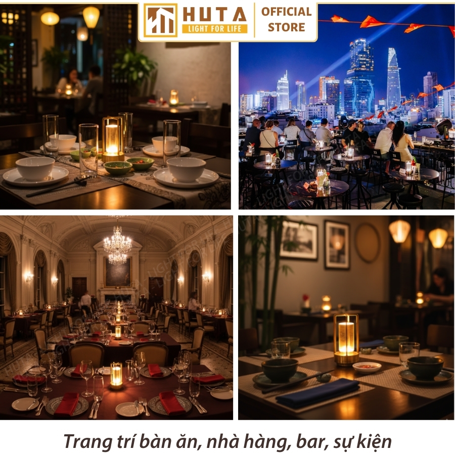 Đèn Bàn Quán Bar HUTA Light For Life Mã RESNONCUT