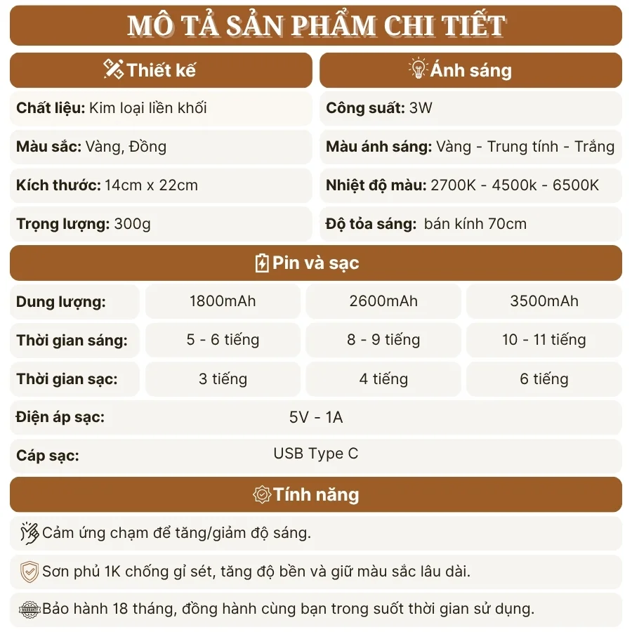 Đèn Bàn Quán Bar, Nhà Hàng HUTA Light For Life Mã RESCUP