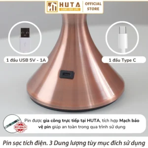 Đèn Bàn Quán Bar, Nhà Hàng HUTA Light For Life Mã RESCUP