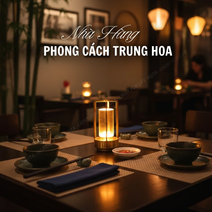 Đèn Bàn Quán Bar, Nhà Hàng HUTA Light For Life Mã RESNEN