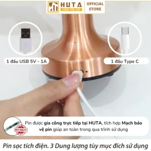 Đèn Bàn Quán Bar, Nhà Hàng HUTA Light For Life Mã RESNONCUT