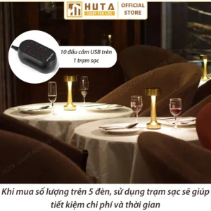 Đèn Bàn Quán Bar, Nhà Hàng Trang Trí HUTA Light For Life Mã RESTRU