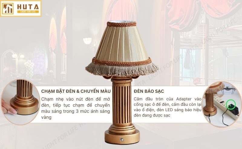 Đèn trang trí bàn ăn mã CODIEN dùng như thế nào