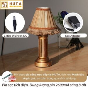 Đèn Bàn Trang Trí Nhà Hàng HUTA Light For Life Mã CODIEN