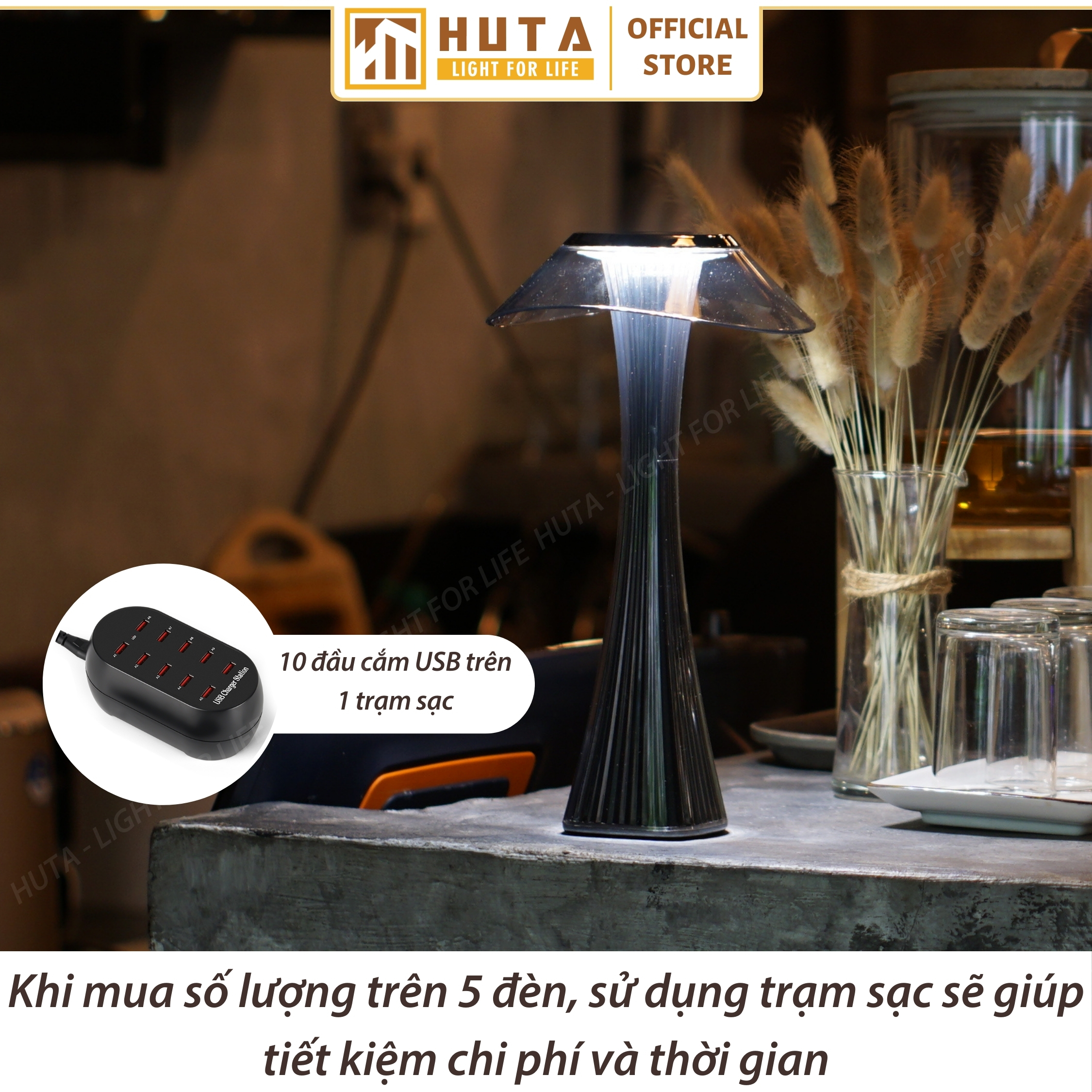 Đèn Bàn Trang Trí Nhà Hàng HUTA Light For Life Mã ET1