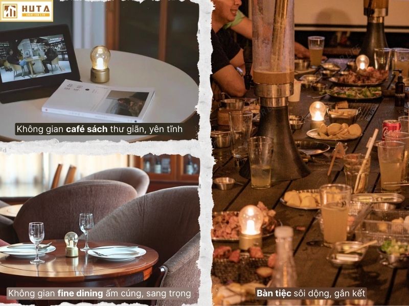 Đèn trang trí bàn ăn HUTA Light For Life mã MN1 hợp với những kiểu không gian nào