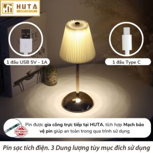 Đèn Bàn Trang Trí Nhà Hàng HUTA Light For Life Mã RESBED5