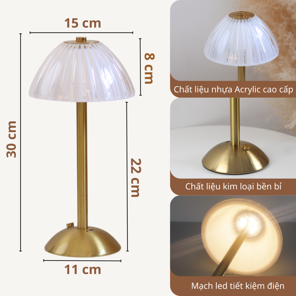 Đèn Bàn Trang Trí Nhà Hàng HUTA Light For Life Mã RESDUNON