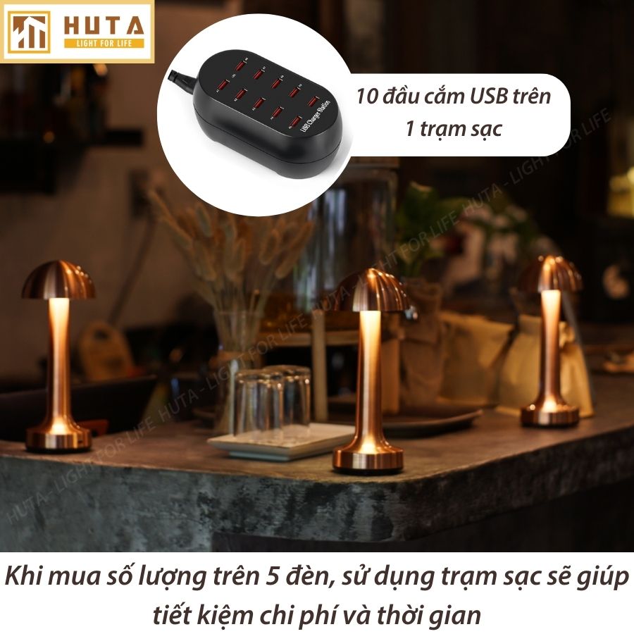 Đèn Bàn Trang Trí Nhà Hàng HUTA Light For Life Mã RESNON