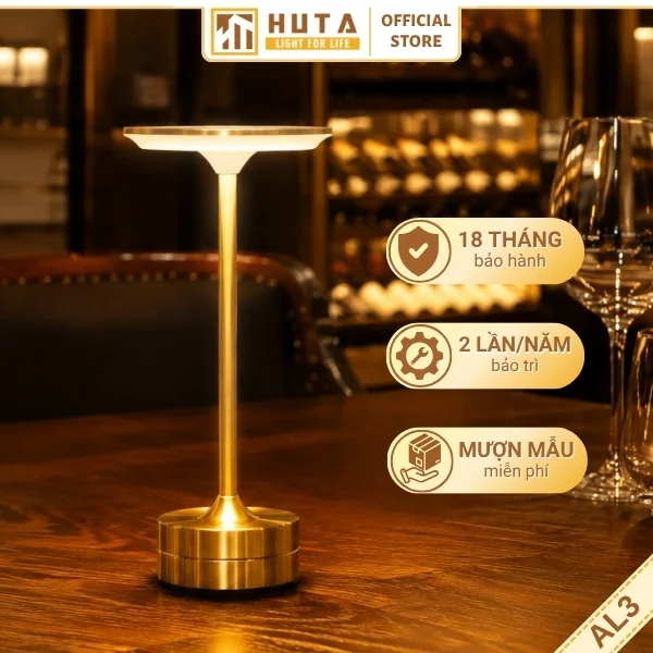 Đèn Bàn Trang Trí Nhà Hàng, Quán Bar HUTA Light For Life Mã AL3