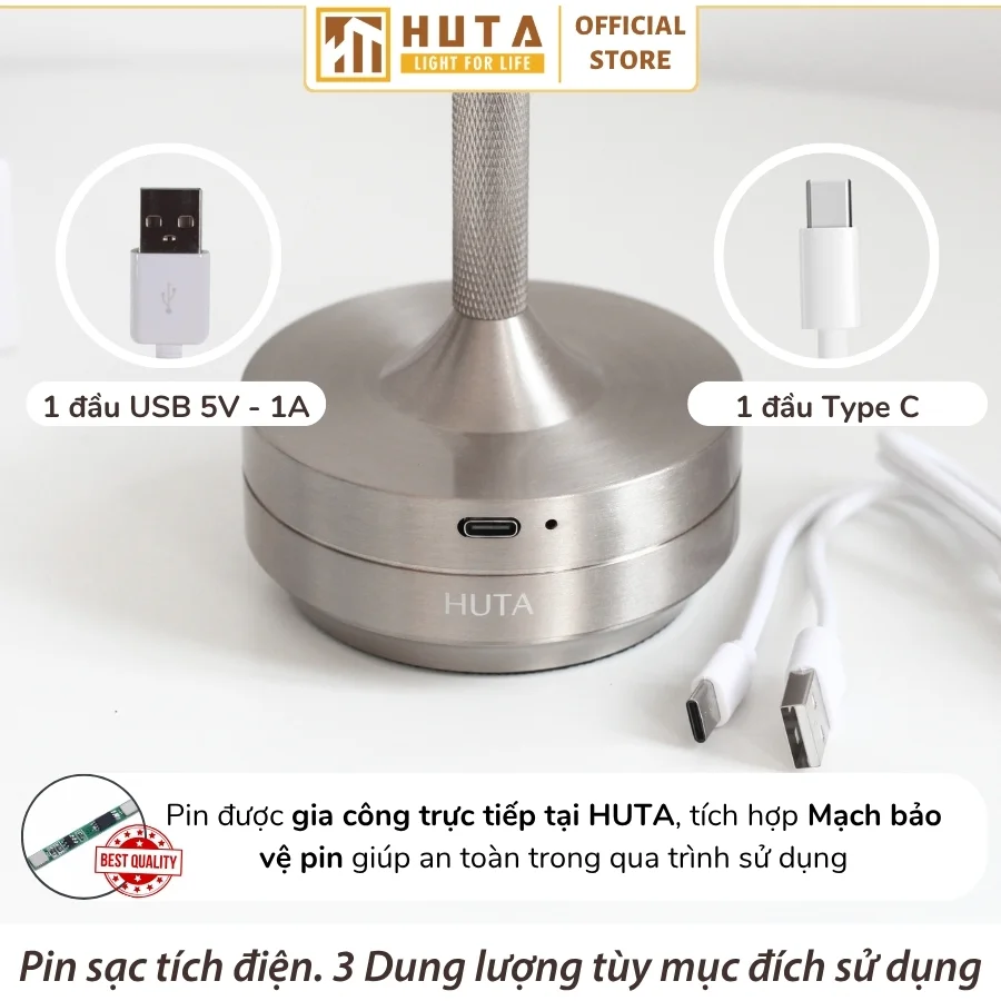 Đèn Bàn Trang Trí Nhà Hàng, Quán Bar HUTA Light For Life Mã AL4