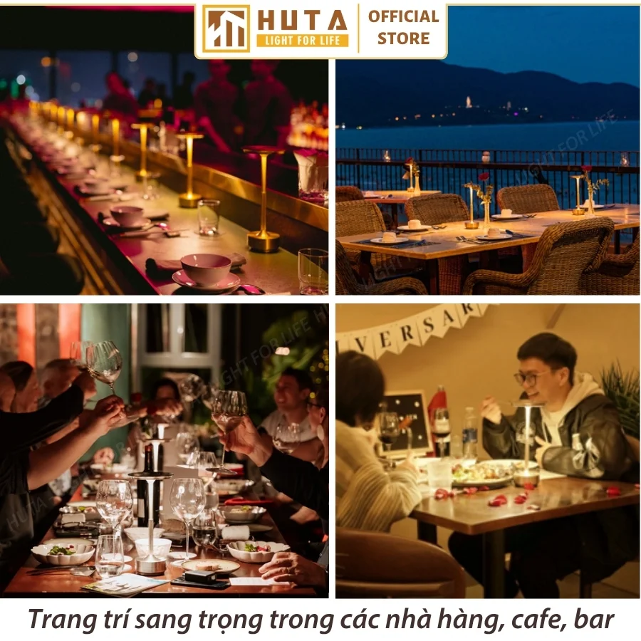 Đèn Bàn Trang Trí Nhà Hàng, Quán Bar HUTA Light For Life Mã AL4