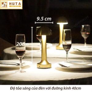 Đèn Bàn Trang Trí Nhà Hàng, Quán Bar HUTA Light For Life Mã RESNON
