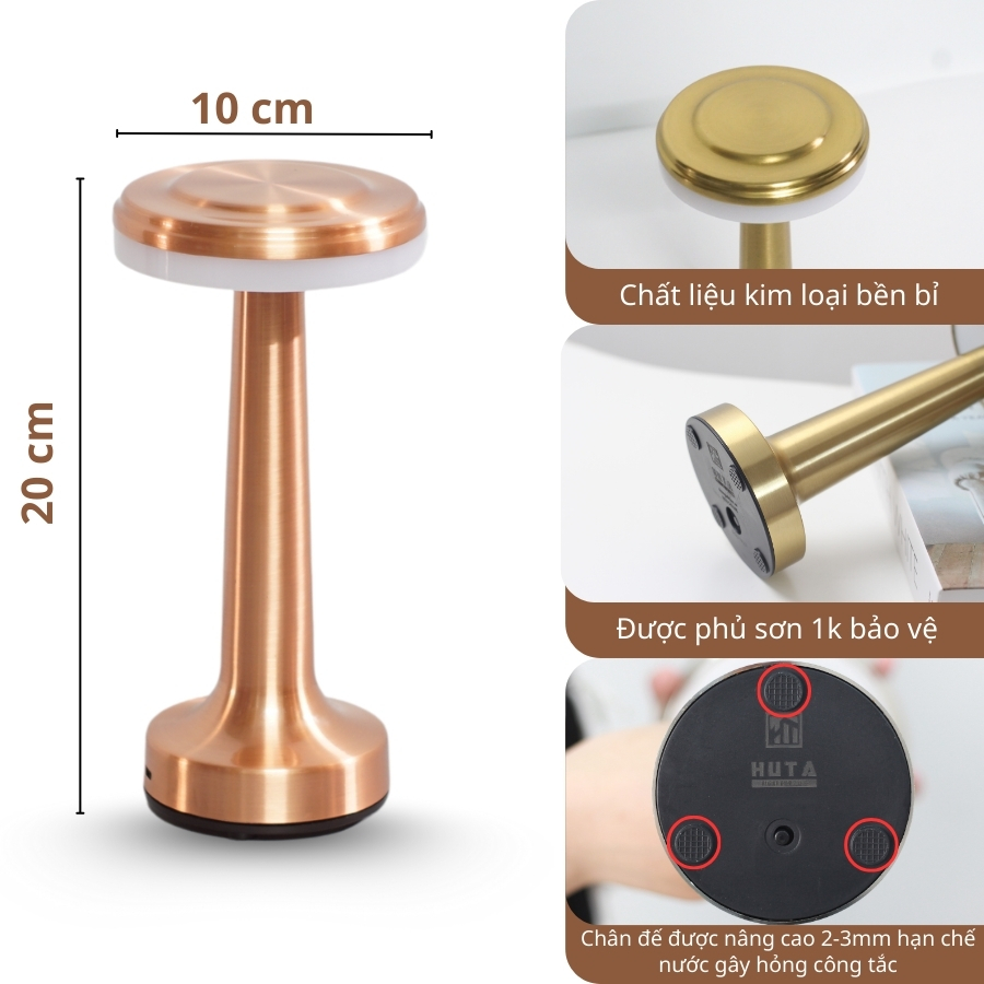 Đèn Bàn Trang Trí Quán Bar HUTA Light For Life Mã RESDIA1