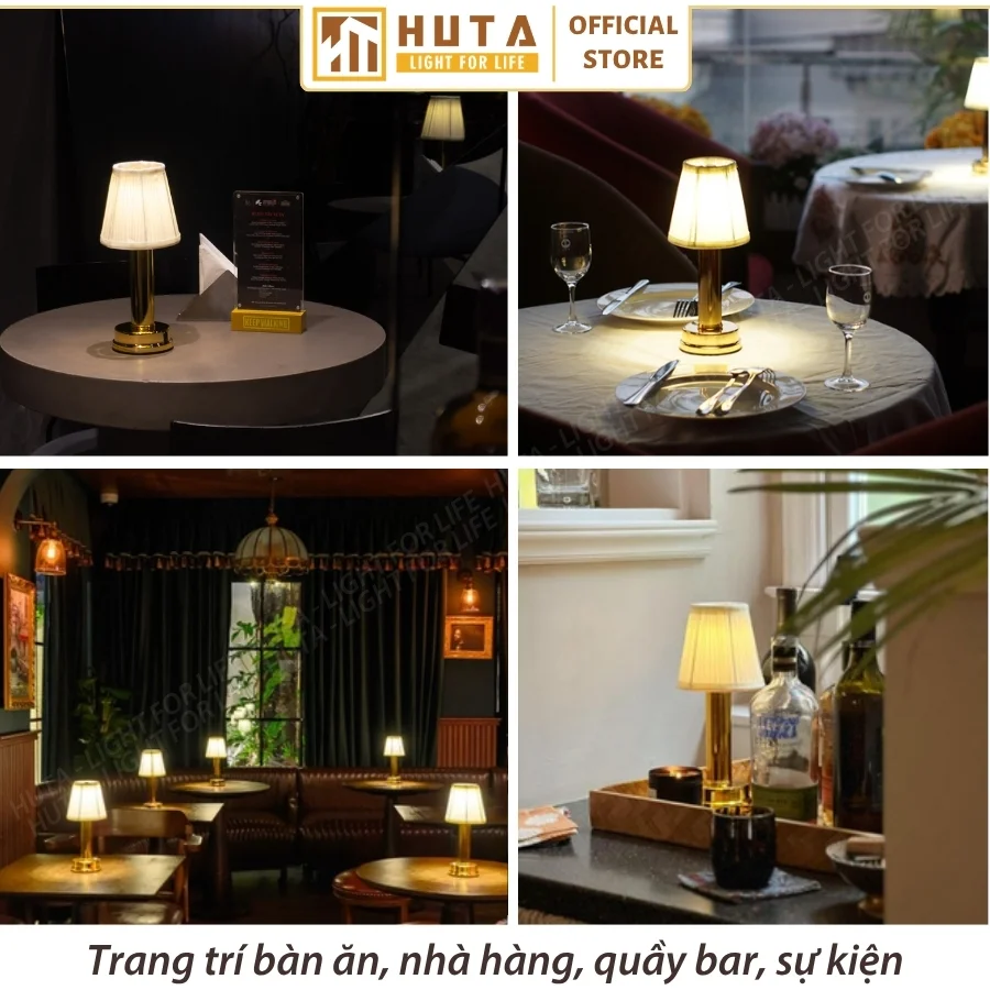 Đèn Bàn Trang Trí Quán Bar, Nhà Hàng HUTA Light For Life Mã RESBED1
