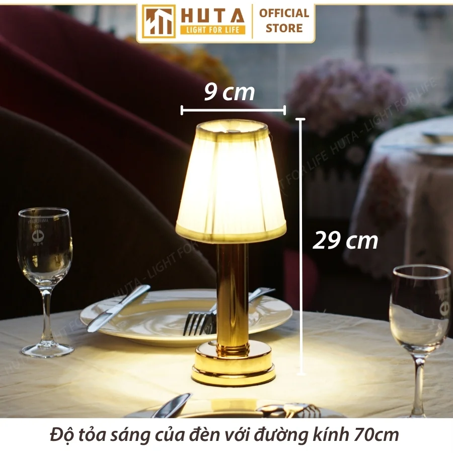 Đèn Bàn Trang Trí Quán Bar, Nhà Hàng HUTA Light For Life Mã RESBED1