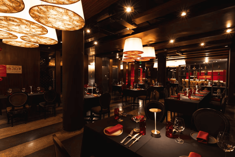 huta light for life cung cap den ban an quan bar nha hang xu restaurant lounge