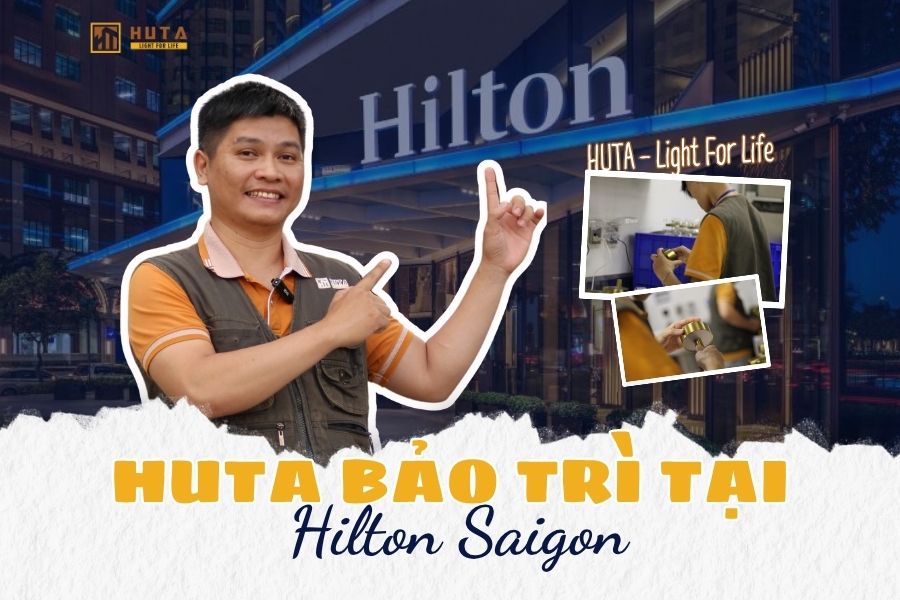 Hành Trình Bảo Trì Đèn Bàn Ăn Tại Khách Sạn Hilton Saigon