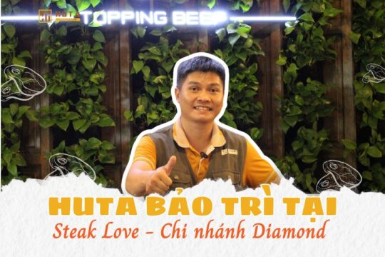 Hành Trình Bảo Trì Đèn Bàn Nhà Hàng Tại Steak Love - Chi Nhánh Diamond