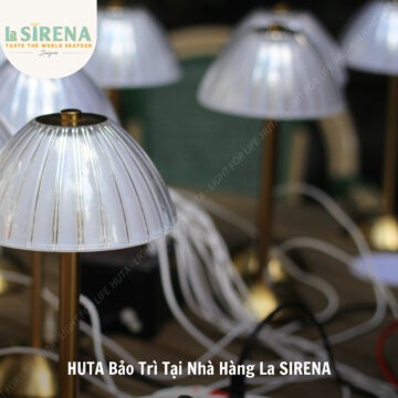 Hành trình bảo trì tại nhà hàng La SIRENA Saigon