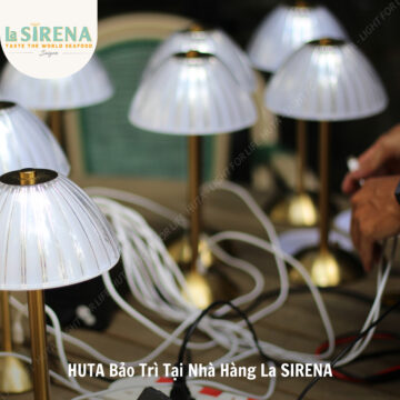 Hành trình bảo trì tại nhà hàng La SIRENA Saigon