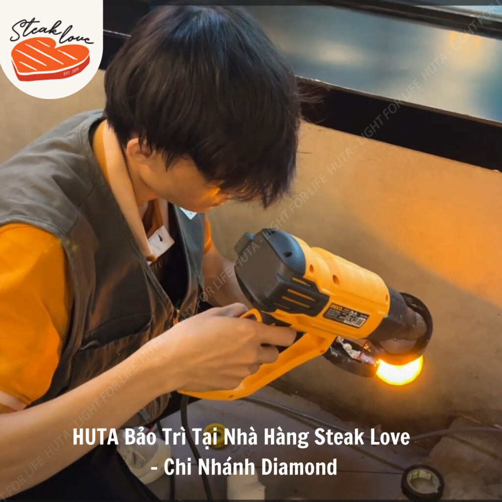Hành Trình Bảo Trì Tại Nhà Hàng Steak Love