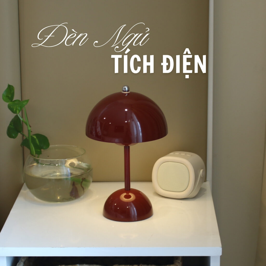 Đèn Bàn Decor Tích Điện HUTA Light For Life Mã BEDNAM