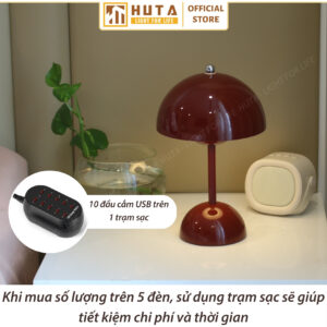 Đèn Bàn Decor Tích Điện HUTA Light For Life Mã BEDNAM