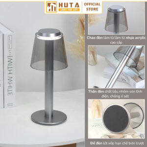 Đèn bàn decor tích điện HUTA Light For Life mã RESBED4