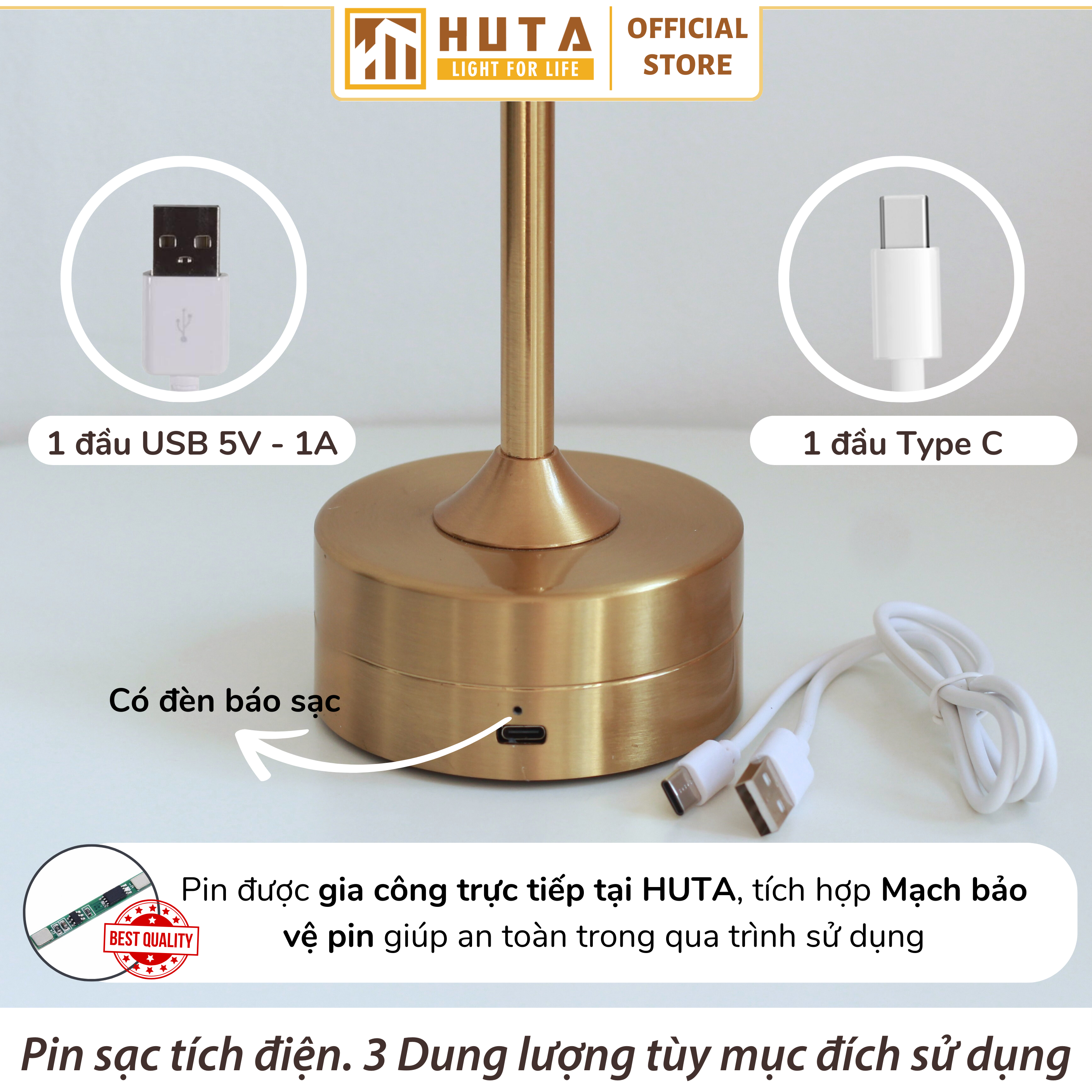 Đèn Bàn Trang Trí Nhà Hàng HUTA Light For Life Mã AL3