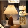 Đèn Ngủ Để Bàn Decor Khách Sạn, Tab Đầu Giường HUTA Light For Life Thân Kim Loại Mã T10