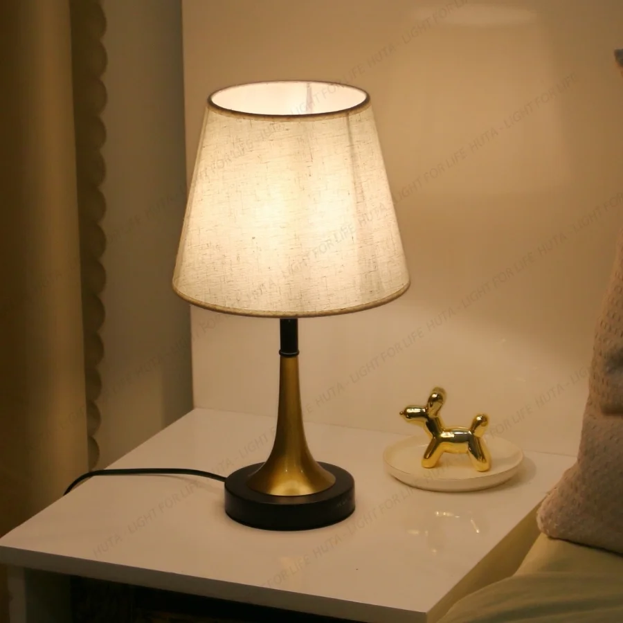 Thông số kỹ thuật chi tiết đèn ngủ để bàn thân kim loại mã T5