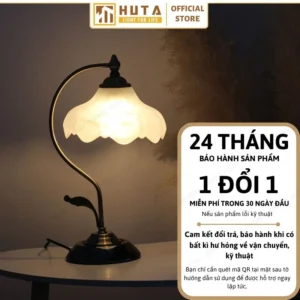 Đèn Ngủ Để Bàn Khách Sạn HUTA Light For Life Phong Cách Cổ Điển Thân Kim Loại Mã CD2