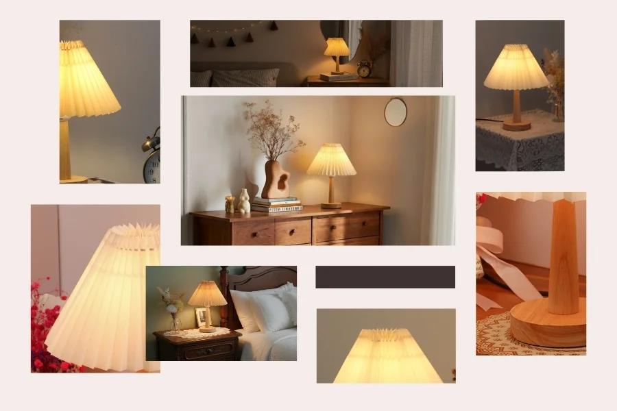 Điểm nổi bật của đèn ngủ để bàn khách sạn, homestay thân gỗ mã G5 trong không gian lưu trú