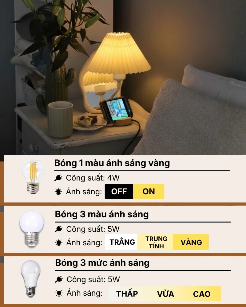 Thông số kỹ thuật chi tiết đèn bàn khách sạn, homestay thân gỗ mã G8