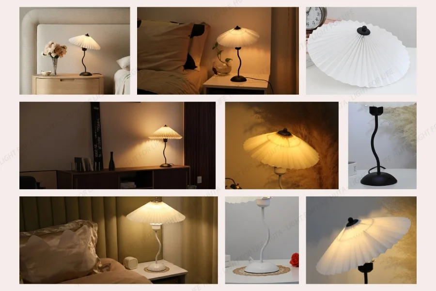 Giá trị nổi bật và điểm khác biệt của đèn ngủ để bàn decor khách sạn, tab đầu giường thân kim loại mã T11 trong không gian lưu trú