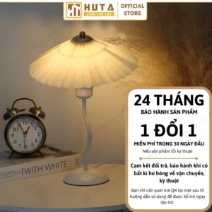 Đèn Ngủ Để Bàn Sang Trọng Decor Khách Sạn HUTA Light For Life Thân Kim Loại Mã T11