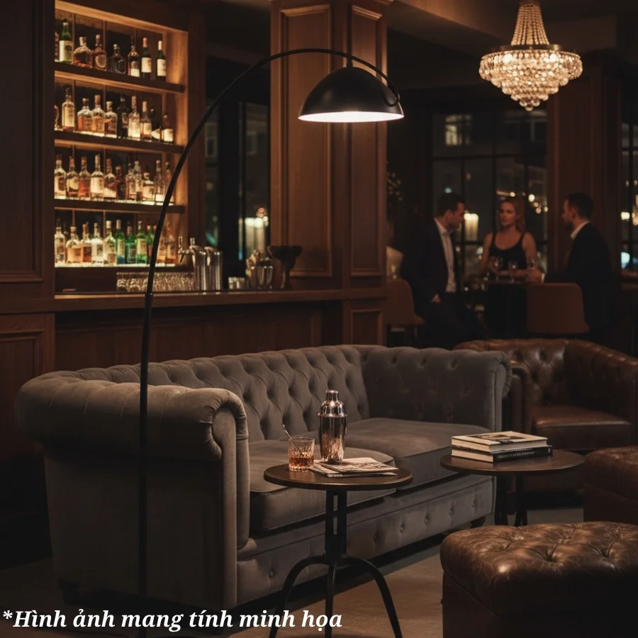 Đèn cây đứng dáng cong mã KC11 có thể trang trí ở các vị trí nào?