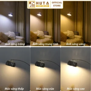 Đèn cây đứng HUTA Light For Life chất liệu kim loại dáng cong mã KC3