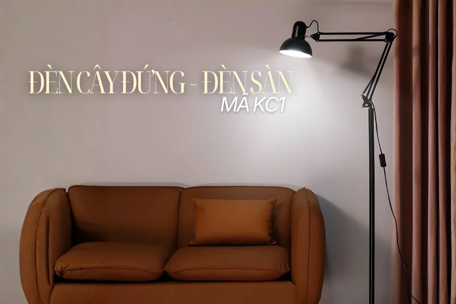 Đèn cây đứng HUTA Light For Life chất liệu kim loại dáng pixar mã KC1